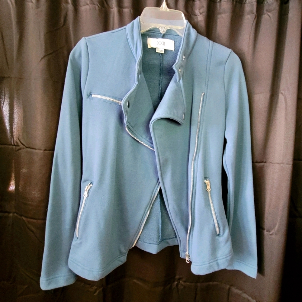 Teal jacket - small